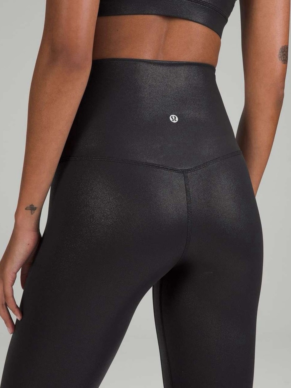 lululemon athletica High-Rise Shimmer Leggings in Black